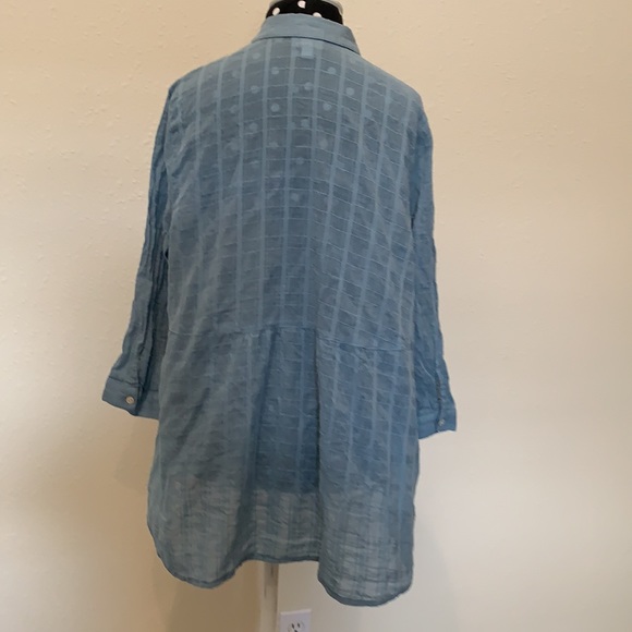 Two size large button up JJill shirts! - Picture 3 of 8